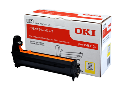 46484105 OKI C532 MC573 Yellow DrumUnit Gul