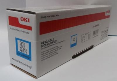 46490607 OKI C532 MC573 Cyan Toner Bl