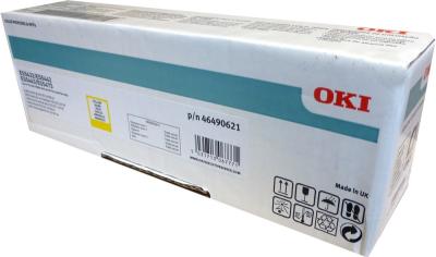46490621 OKI ES5432 ES5473 Toner Yellow Gul