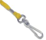 Lanyard 10 mm med metal svirvel og break-away Gul