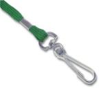 Lanyard 10 mm med metal svirvel og break-away Grn