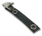 Krokodilleclips med lder strop