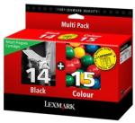 80D2979 Lexmark Nr 14 og15 Blk COMBO