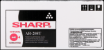 AR-208LT Sharp AR-203 5420 Toner Black Sort
