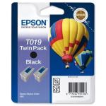 C13T019402 Epson Stylus color 880 Blk sort Twin-Pack