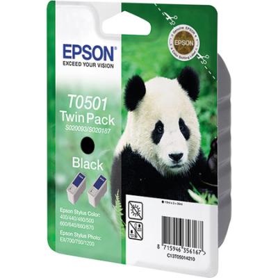 C13T050142 Epson Stylus 500 Blk sort black TWIN