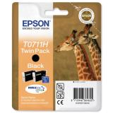 C13T07114H Epson T0711 Sort Blk DUO-PACK