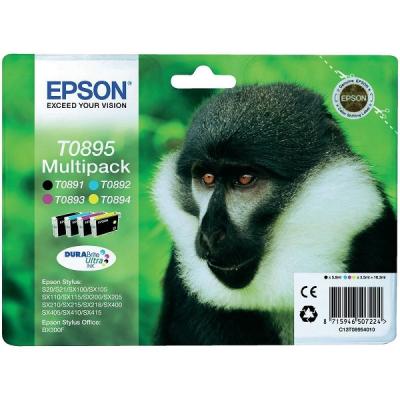 C13T089540 Epson T0895 Blk CMYK Sampak