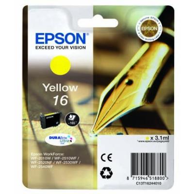 C13T16244010 Epson WorkForce 2510 Blk Gul Yellow