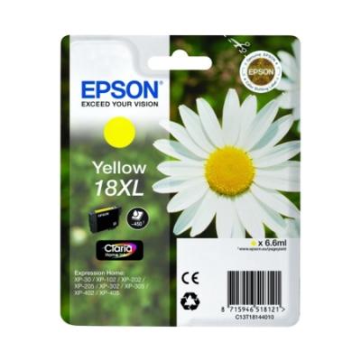 C13T18144010 Epson Expression T18XL Yellow Gul Blk