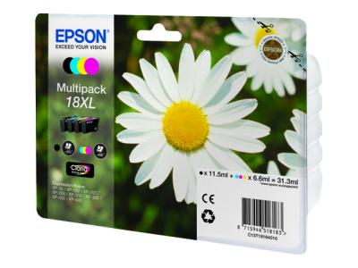 C13T18164010 Epson Expression T18XL CMYK Blk Sampak