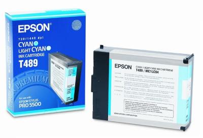 C13T489011 Epson Stylus Pro 5500 blk bl cyan (T489)