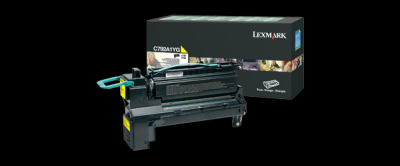 C792A1YG Lexmark 792 Toner (Retur) Yellow Gul