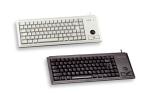 Cherry Ultraslim m/Trackball G84-4400LPBDK Hvid PS/2