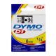 DYMO Standard tape Hvid m/Sort skrift 6mm bred