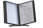 EasyMount Registersystem Bordmodel A4 SORT 10 Lommer