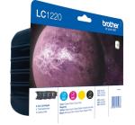 LC1220 Brother DCPJ525/MFCL430 Blk 4 farver Sampak