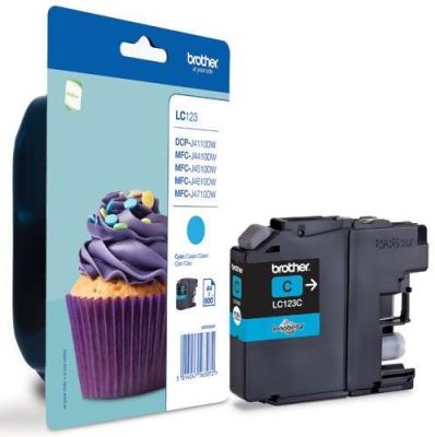 LC123C Brother DCP J 4110 Blk Bl Cyan