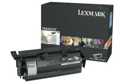 T654X31E Lexmark 654 656 Toner Black Sort
