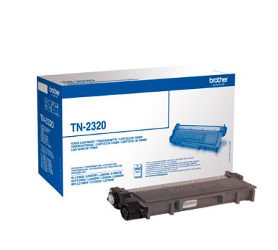 TN-2320 Brother HL2300 2500  2700 Toner Black Sort HC