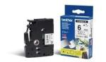 Brother TZeFX 6mm sort p hvid FLEX
