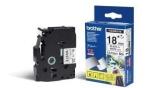 Brother TZeFX 18mm sort p hvid FLEX