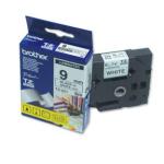 Brother TZe 9mm sort p hvid Standard