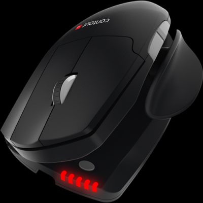 Unimouse Ergonomisk Trdls Sort