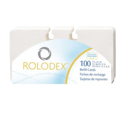 Rolodex type RCT MINI Kartotekskort 45x83mm