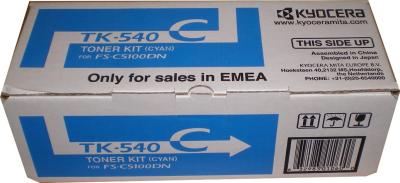 0T2HLCEU TK-540C Kyocera FS-C5100  Bl Cyan toner TK540C